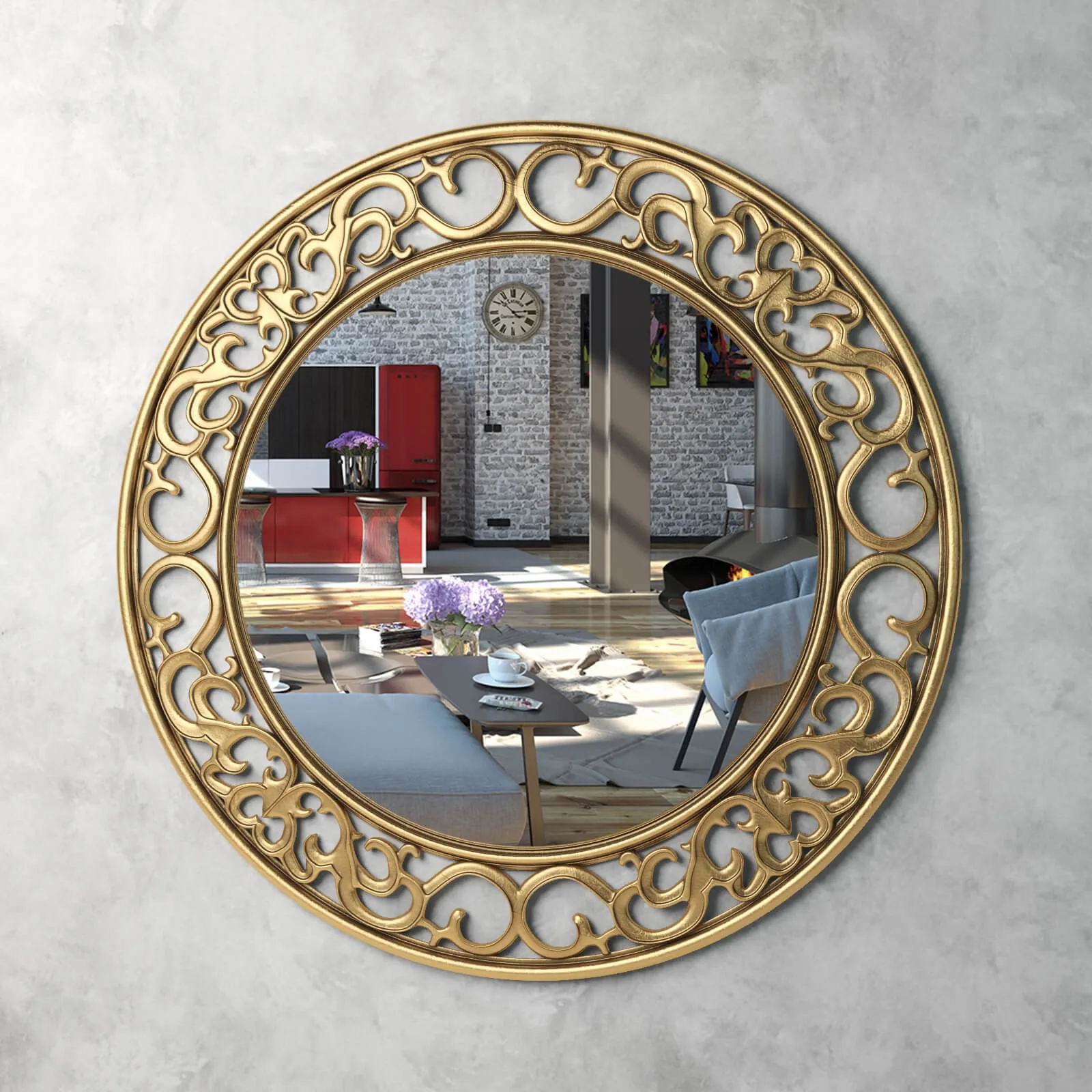 decoration - Mirror 01 3D Model
