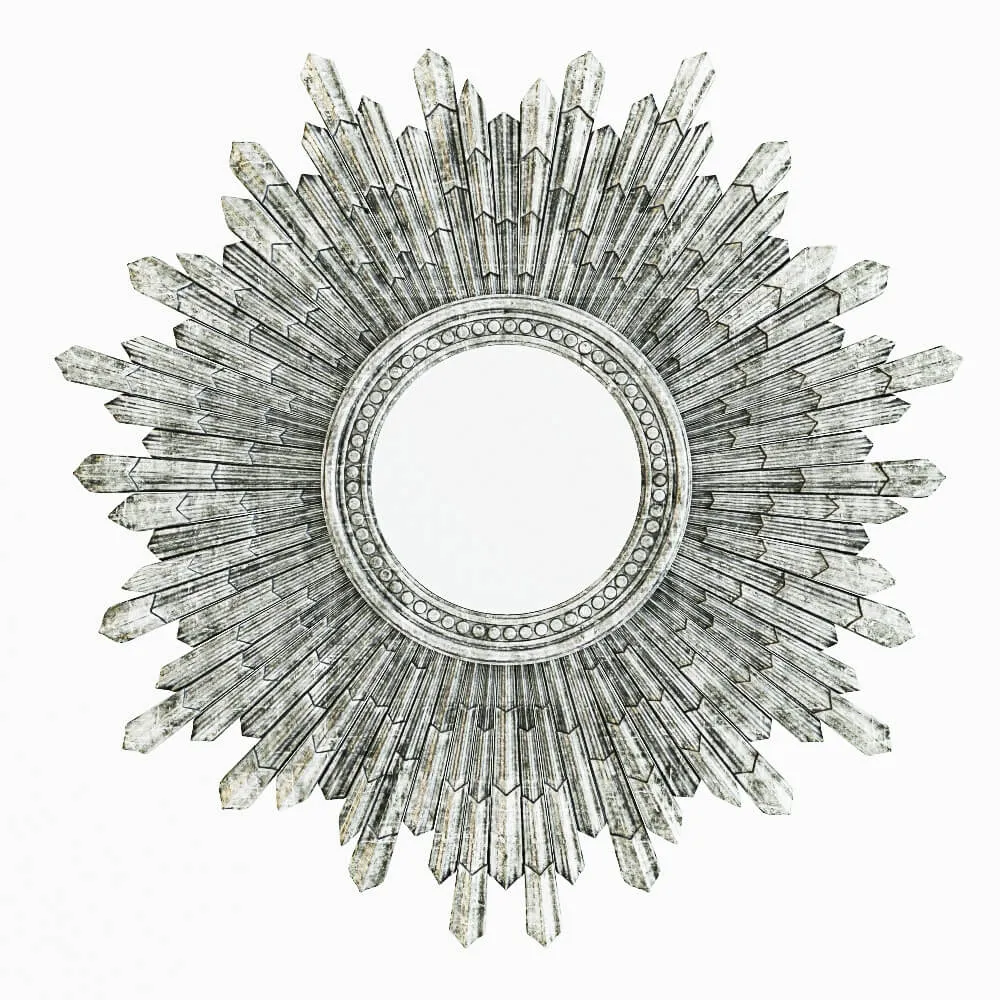 decoration - Mirror metal handmade 3D Model