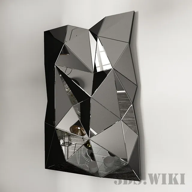 decoration - Mirror Prism 3D Model