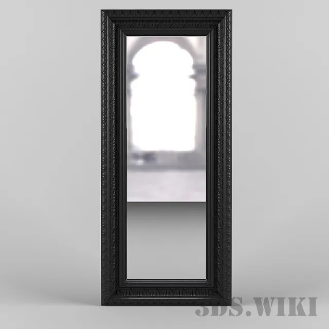 decoration - Mirror "Tendence Opulence" Black 3D Model