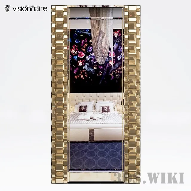 decoration - Mirror Visionnaire Perkins 3D Model