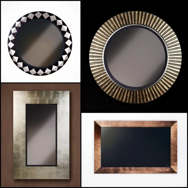 decoration - Mirror wall 15 3D Model