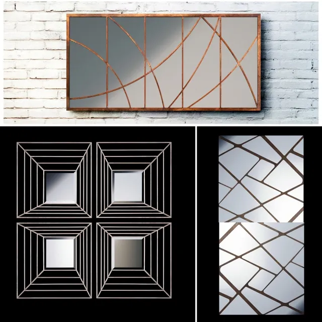 decoration - Mirror wall 31 3D Model