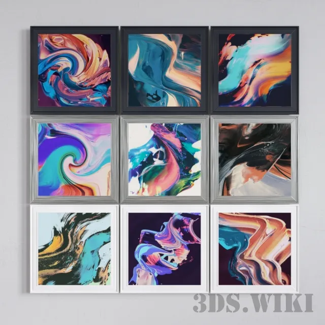 decoration - Modern panel 3D Model