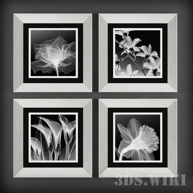 decoration - Modern pictures 3D Model