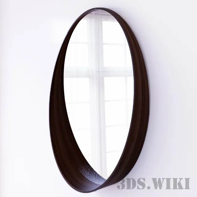 decoration - Modern Small Wall Mirror 3D Model
