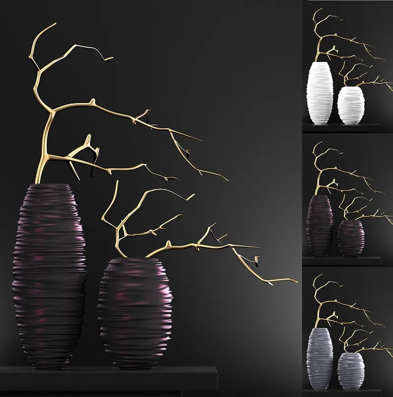 decoration - Modern Vases 4 3D Model