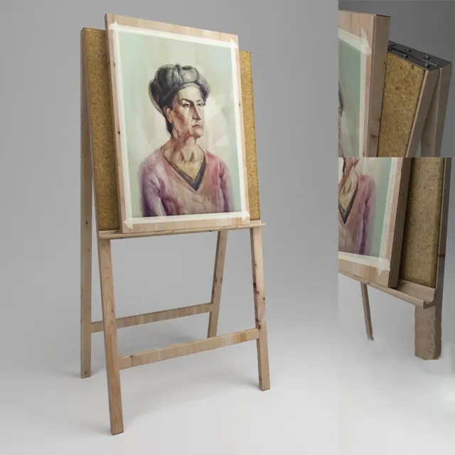 decoration - Molbert classic picture 17 3D Model