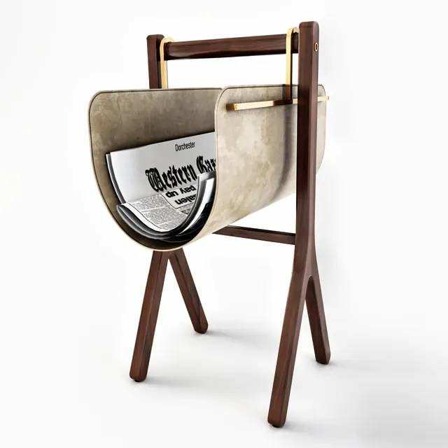 decoration - Newspaper Poltrona Frau 3D Model