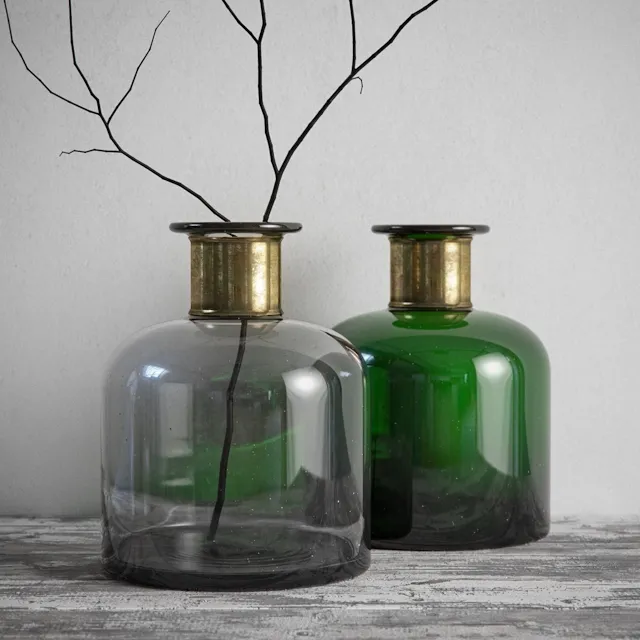 decoration - Nordal Ring deco bottles 3D Model