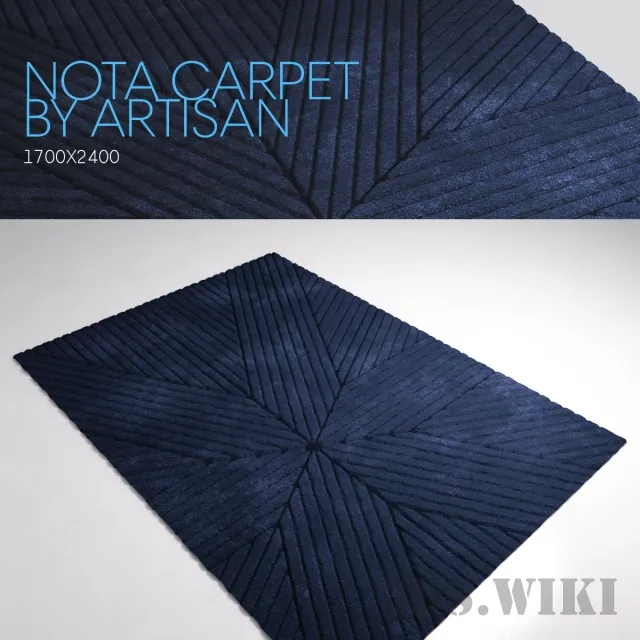 decoration - Nota carpet by Artisan 3D Model