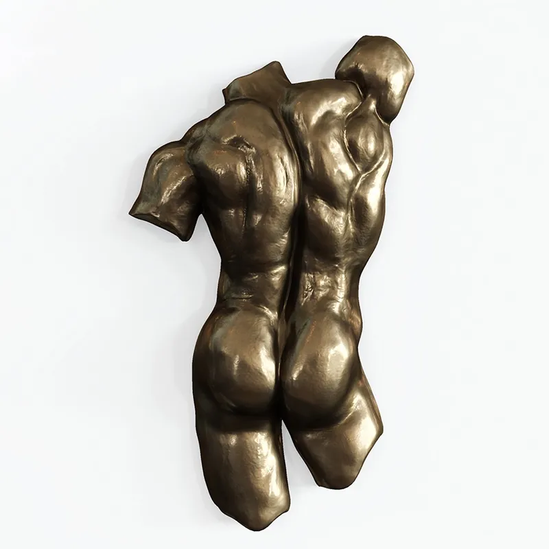 decoration - Nude Torso Wall Sculptures 3D Model