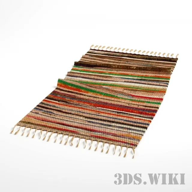 decoration - Old beautiful carpet 3D Model