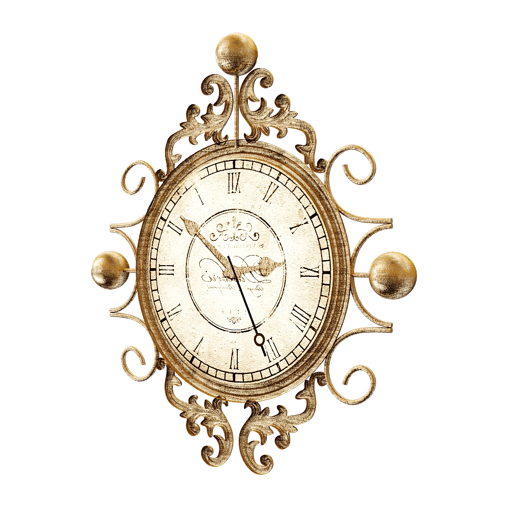 decoration - Old clock/watch 3D Model