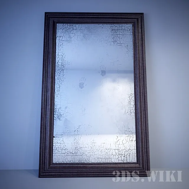 decoration - Old mirror 3D Model