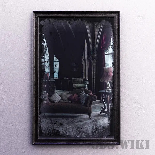 decoration - Old wall painting 3D Model