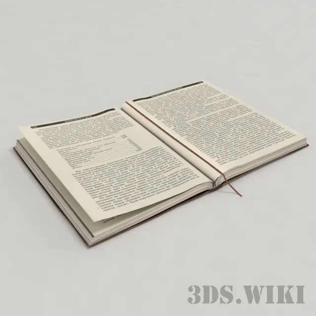 decoration - Open book 3D Model