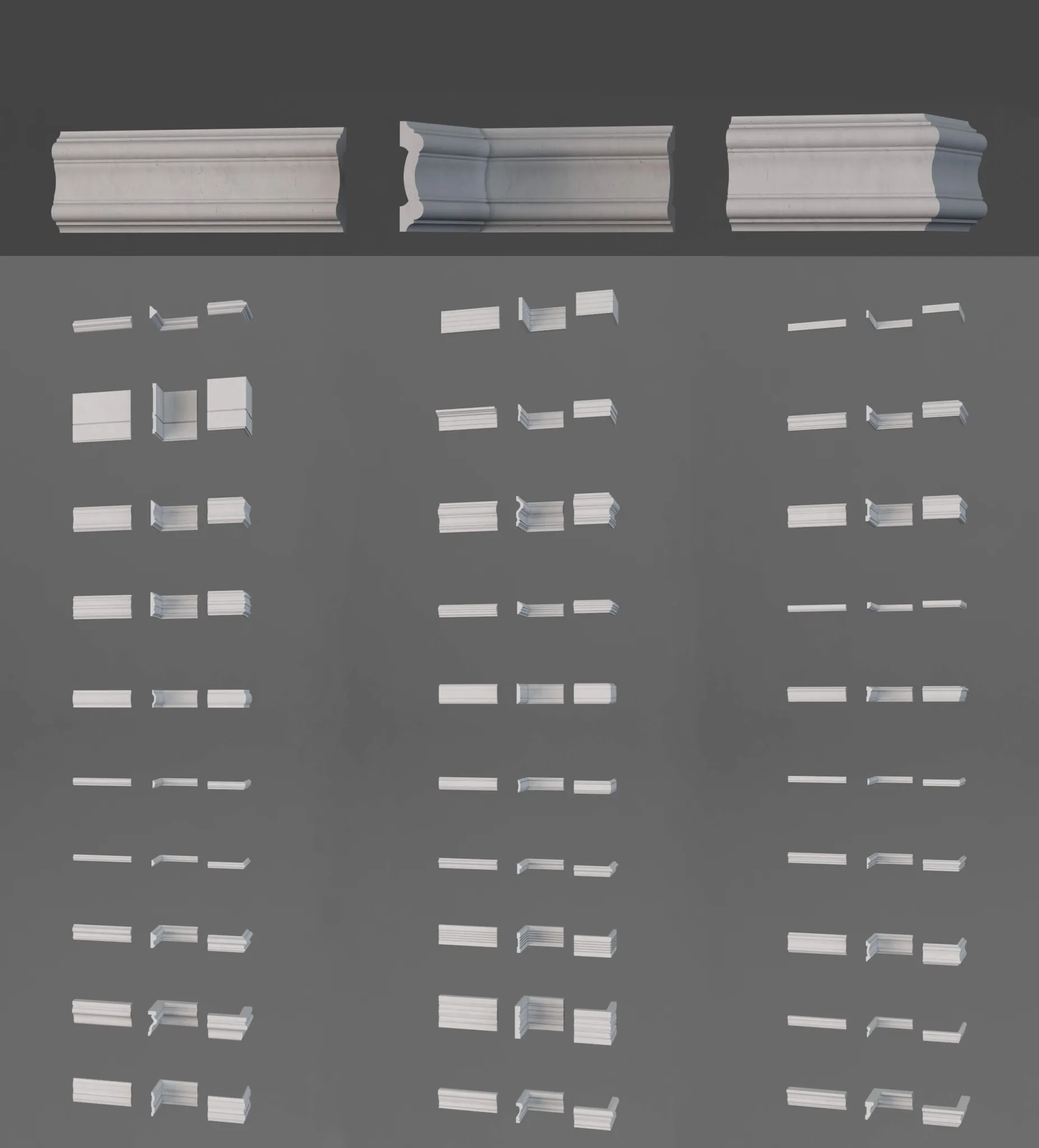 decoration - Orac moldings and Classic Home (Vol 1) 3D Model