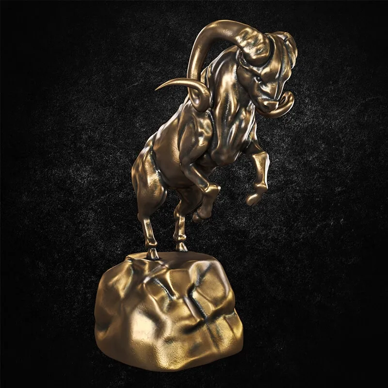 decoration - Oven statuette  Figurine Arie 3D Model