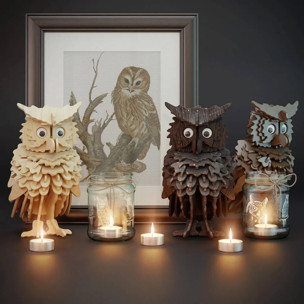 decoration - Owls 8 3D Model