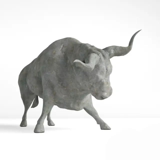 decoration - Ox sculpture 3D Model