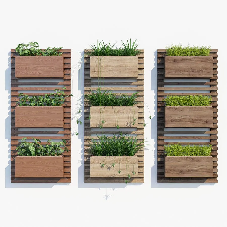 decoration - Painel horta 3D Model