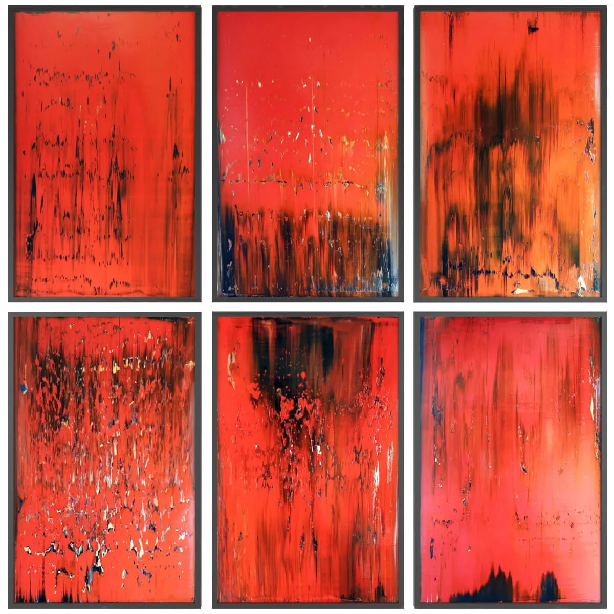 decoration - Paintings abstract set 73 3D Model