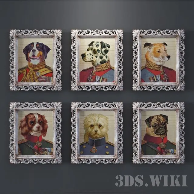 decoration - Photo frame Madeleine 3D Model