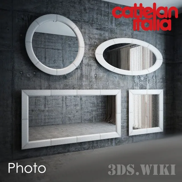 decoration - Photo Mirrors by Cattelan Italia 3D Model