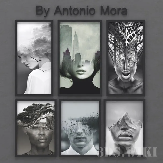 decoration - Photo set by Antonio Mora 3D Model