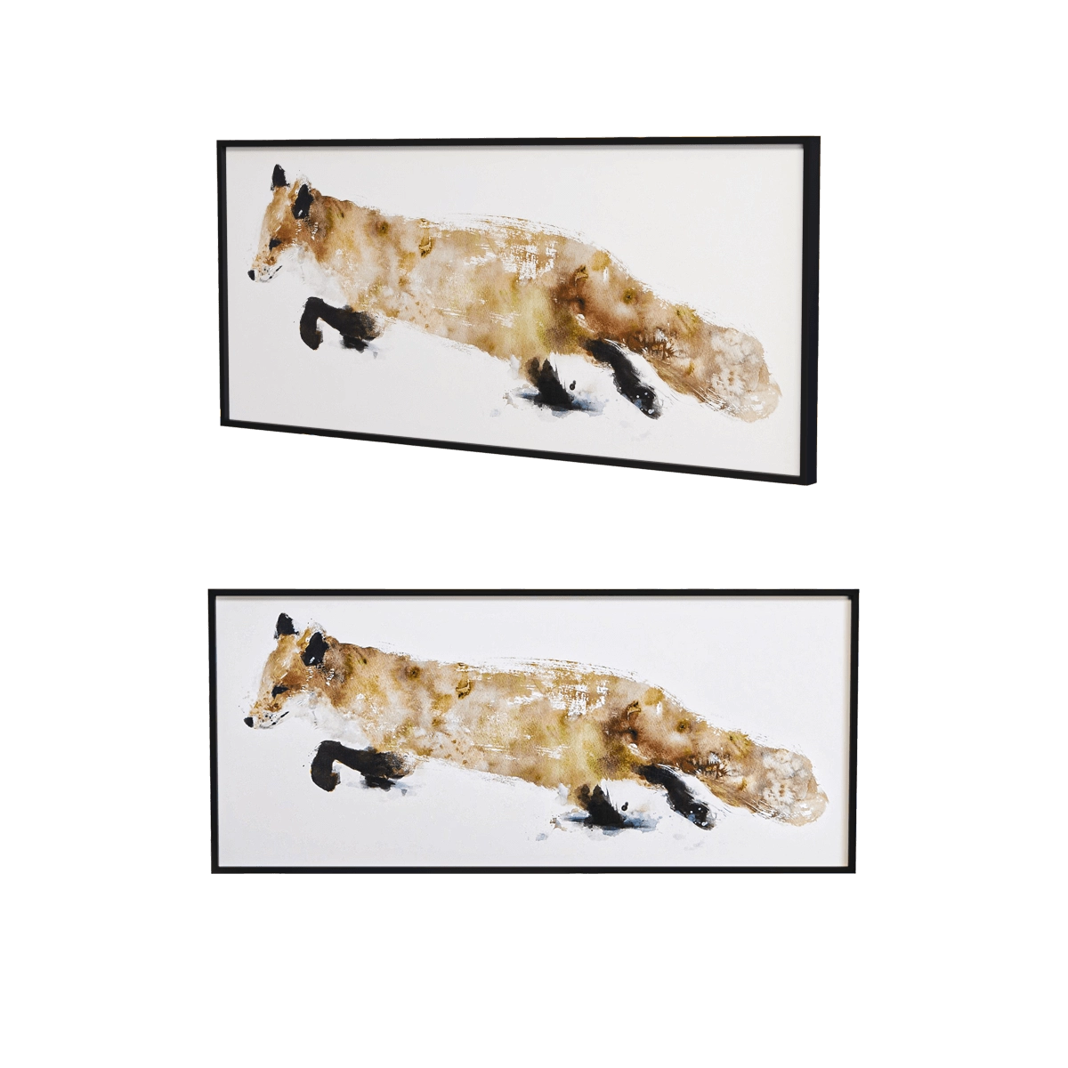 decoration - Picture  Fox Print 3D Model