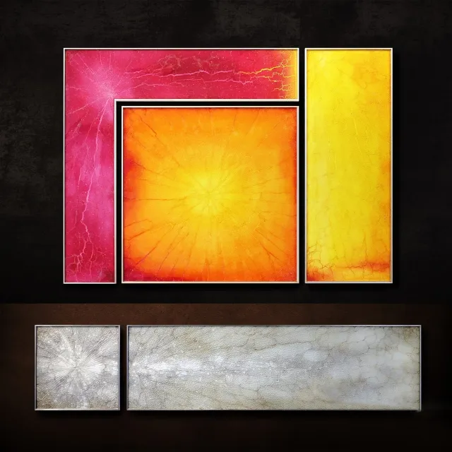 decoration - Picture in the frame. Collection 109 3D Model