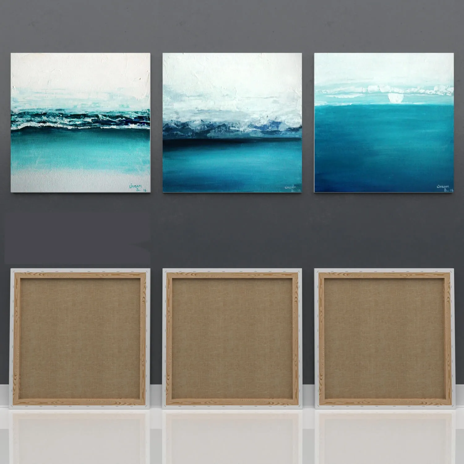 decoration - Picture series arctic by Lingam art 3D Model