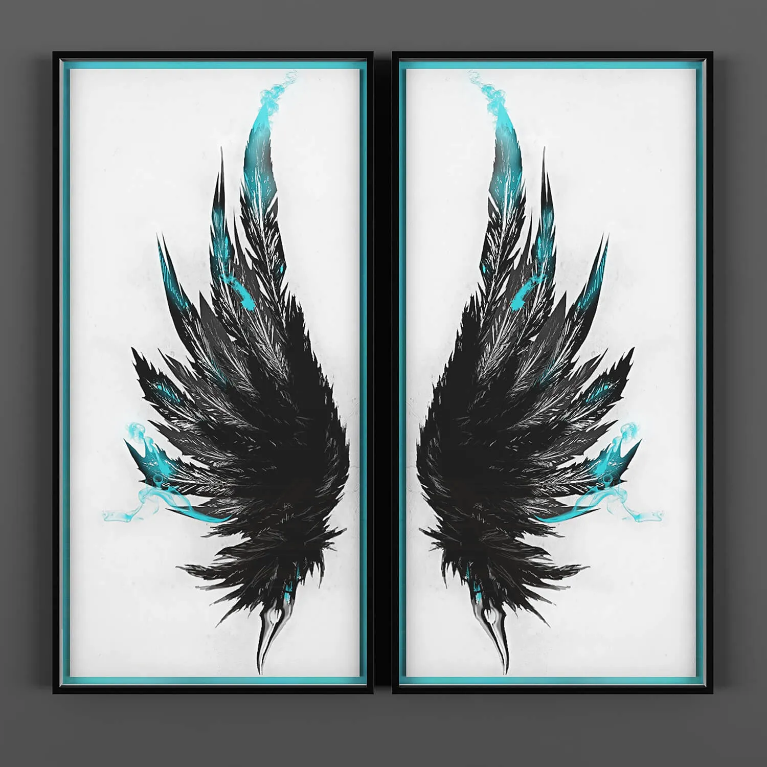 decoration - Picture wings 3D Model