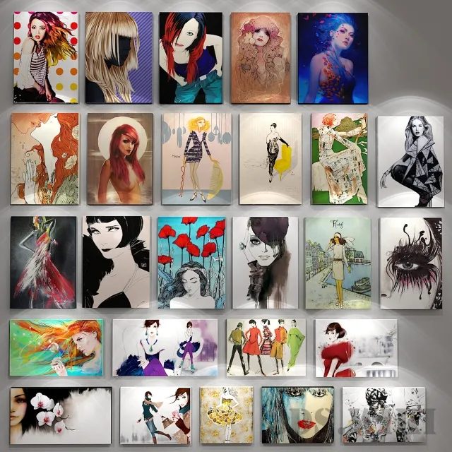 decoration - Pictures - Fashion 3D Model