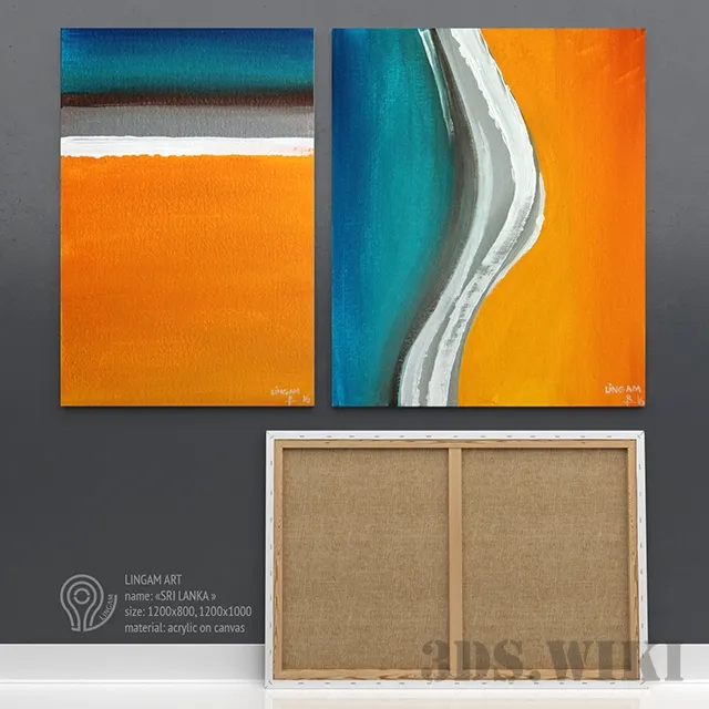 decoration - Pictures Lingam Art Sri Lanka 3D Model