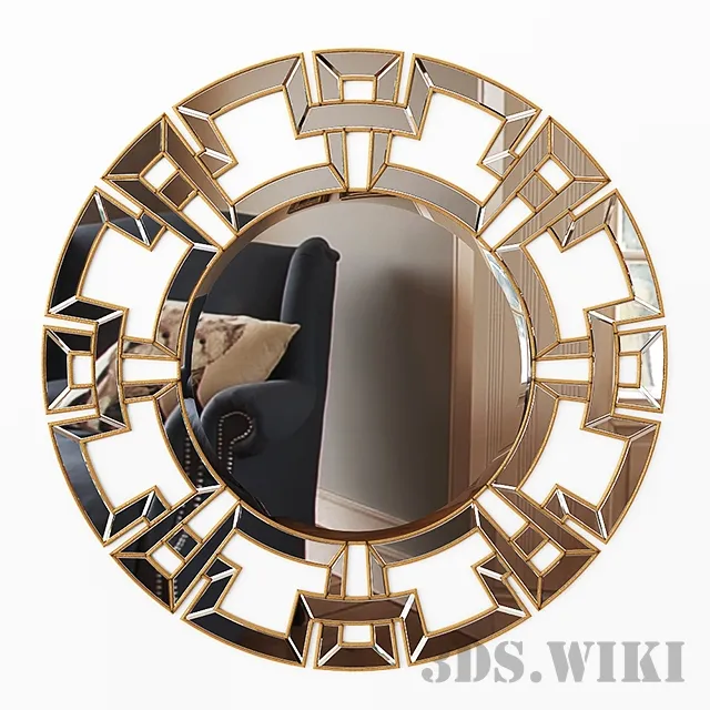 decoration - Pierre mirror 3D Model