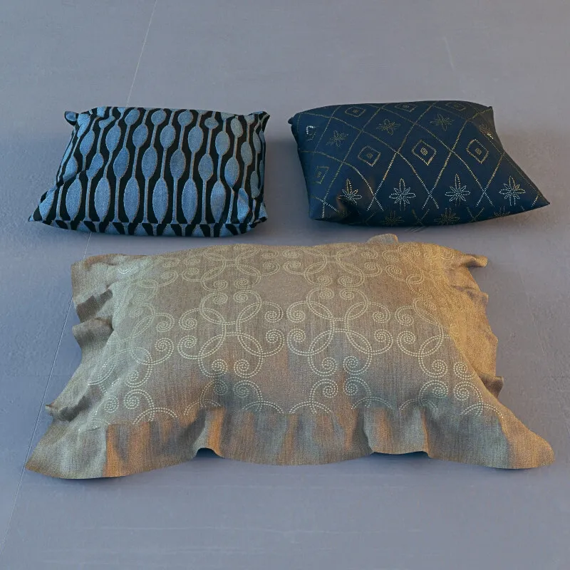 decoration - Pillows 8 3D Model