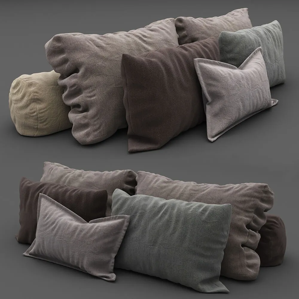 decoration - Pillows collection 101 3D Model