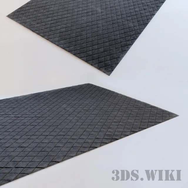 decoration - Plain carpet "Baklava" 3D Model