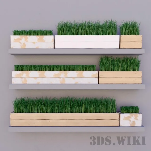 decoration - Plain grass - lawn 3D Model