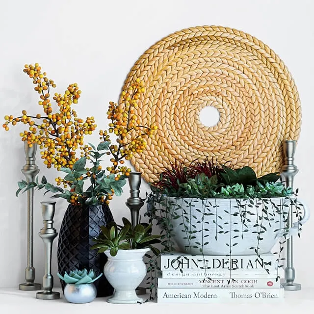 decoration - Plant decor set - 2 1 3D Model