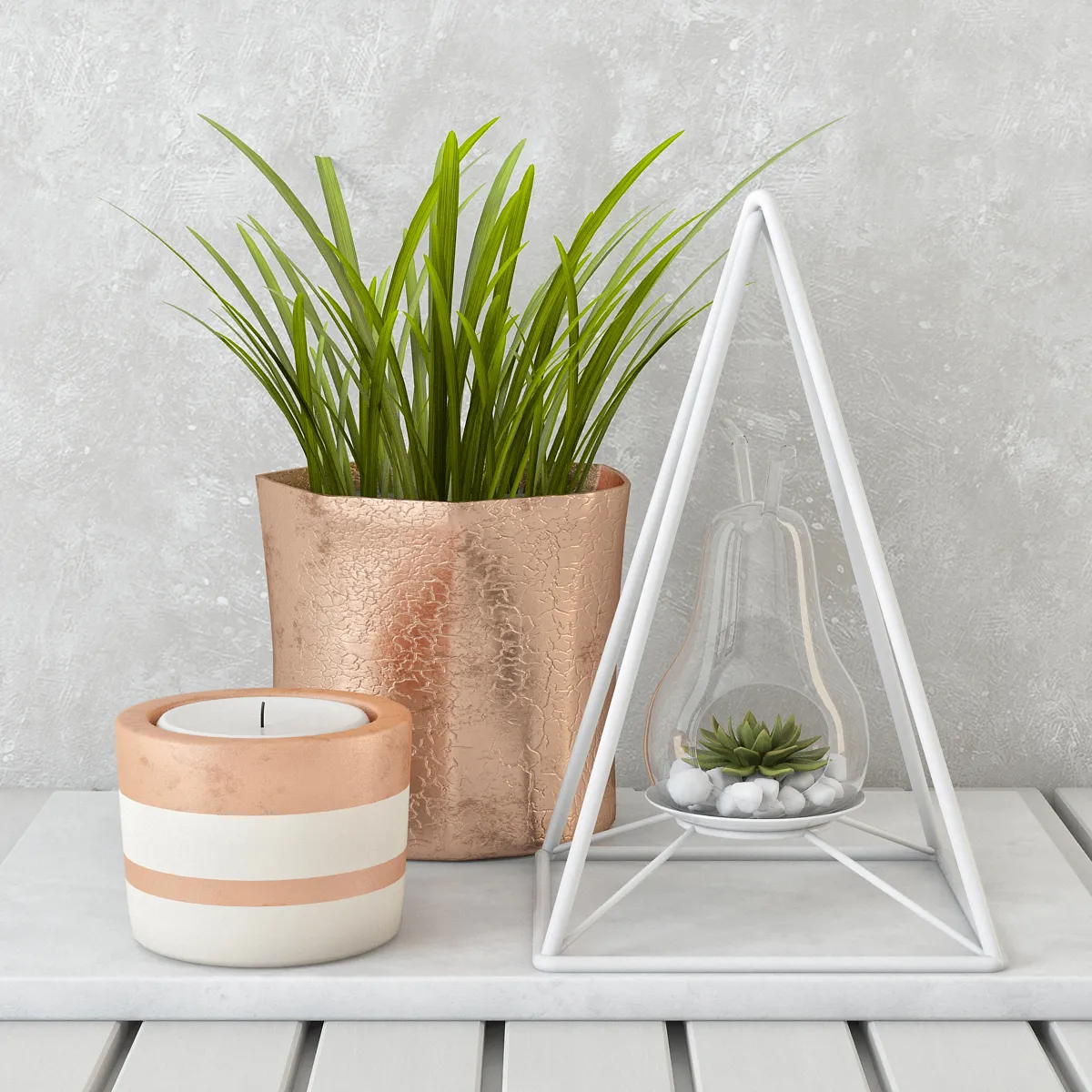 decoration - Plants decor set 02 3D Model