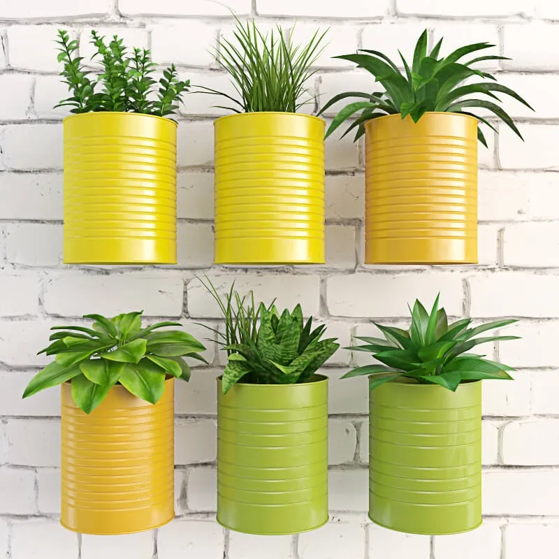 decoration - Plants on the wall 3D Model