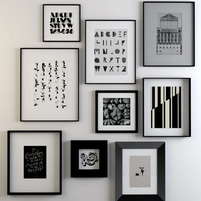 decoration - Posters 3D Model