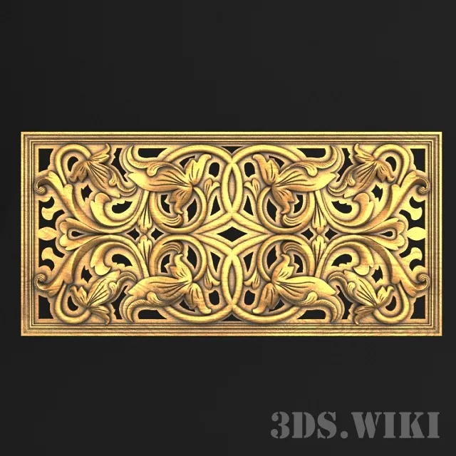 decoration - Radiator grille 3D Model