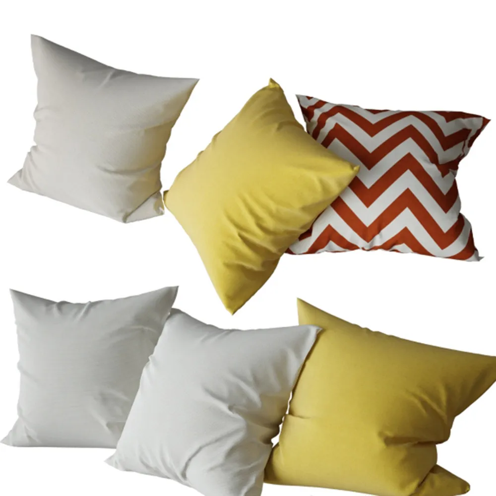 decoration - Rectangular pillows of different shapes 3D Model