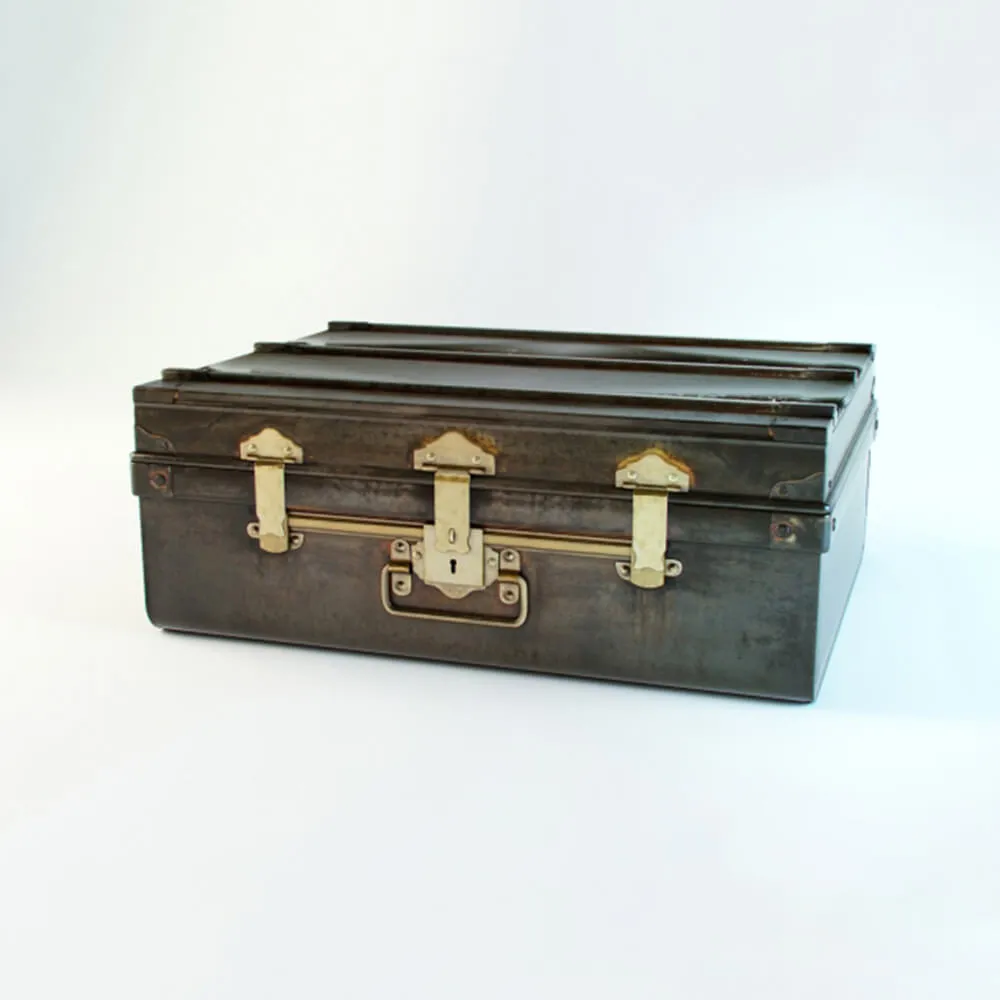 decoration - Restoration Hardware Iron Passenger Case 3D Model