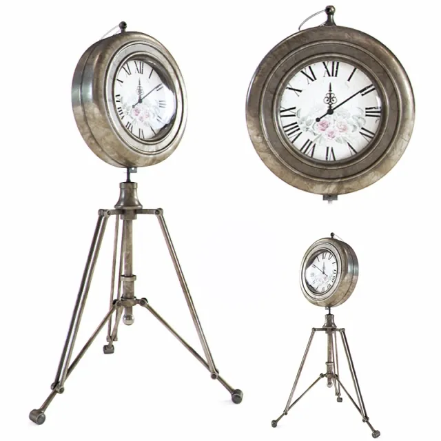 decoration - Retro clock 3D Model