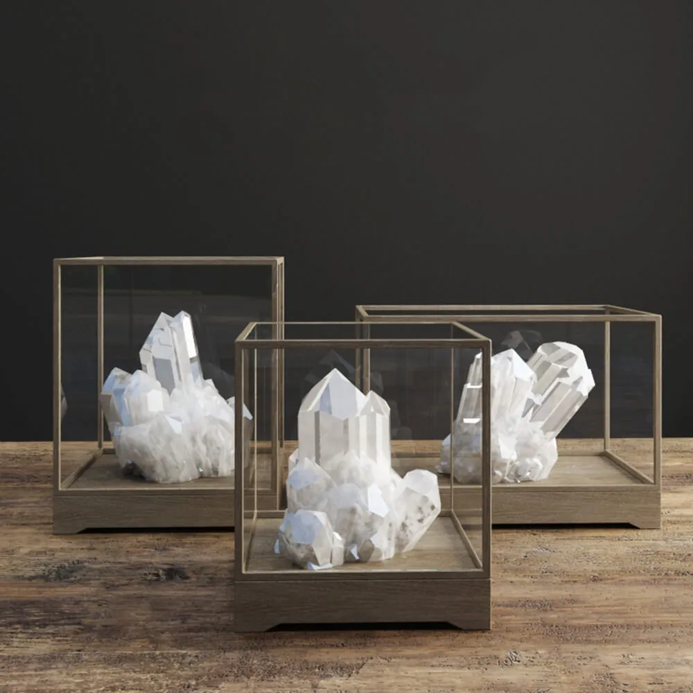 decoration - RH Quartz crystal cluster 3D Model